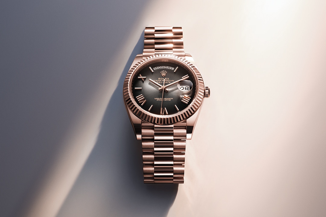 Rolex Day Date 40 in Everose